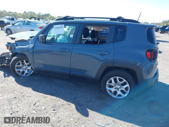 2018 Jeep Renegade Altitude с VIN ZACCJABB0JPH31702, выставлен на аукционе IAAI как лот 41801693 с пробегом 75 431 миль миль и . История ставок и продаж доступна на DreamBid. Изображение 3.