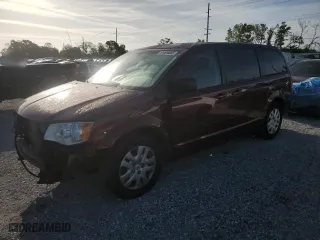 2017 Dodge Grand Caravan SE with VIN 2C4RDGBG8HR555424, listed as a Copart auction lot 51804885 with 76,484 mi miles and Salvage Title. Bid and sale history available at carsss.com. Image 1.
