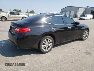 2012 Infiniti M37 with VIN JN1BY1AR2CM395741, listed as a Copart auction lot 69326254 with 126,300 mi miles and Salvage Title. Bid and sale history available at carsss.com. Image 3.