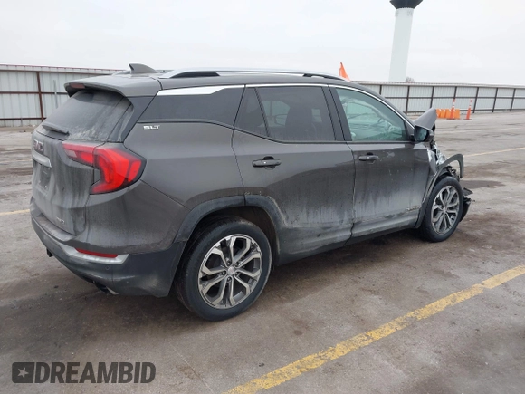 2020 GMC Terrain SLT with VIN 3GKALVEX9LL131034, listed as a IAAI auction lot 41487511 with 59,412 mi miles. Bid and sale history available at carsss.com. Image 4.