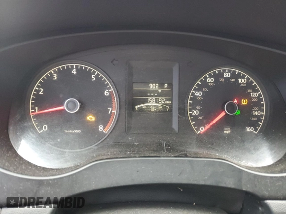 2011 Volkswagen Jetta SE with VIN 3VWDZ7AJ9BM058662, listed as a Copart auction lot 59530225 with 158,192 mi miles and Salvage title. Bid and sale history available at DreamBid. Image 9.