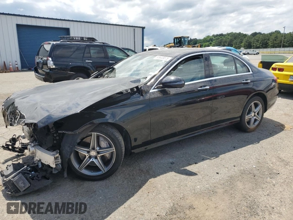 2017 Mercedes-Benz E 300 Luxury with VIN WDDZF4JB9HA054468, listed as a Copart auction lot 55633075 with 90,861 mi miles and Salvage Title. Bid and sale history available at DreamBid. Image 1.