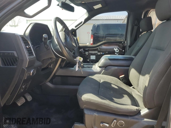 2018 Ford F-150 XL with VIN 1FTEW1EP2JFD57520, listed as a Copart auction lot 47601325 with 65,538 mi miles and Salvage Title. Bid and sale history available at carsss.com. Image 7.