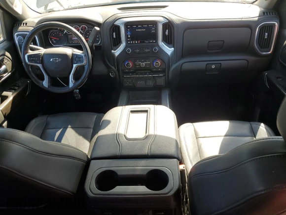 2021 Chevrolet Silverado 1500 RST with VIN 3GCUYEED9MG275757, listed as a Copart auction lot 75471624 with 75,708 mi miles and Salvage Title. Bid and sale history available at carsss.com. Image 8.