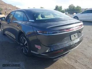 2024 Lucid Air Pure with VIN 50EA1PGA4RA004886, listed as a IAAI auction lot 41349451 with 4,165 mi miles. Bid and sale history available at carsss.com. Image 3.