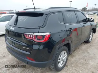 2018 Jeep Compass Sport with VIN 3C4NJCAB4JT469519, listed as a IAAI auction lot 41963902 with 80,093 mi miles. Bid and sale history available at carsss.com. Image 4.