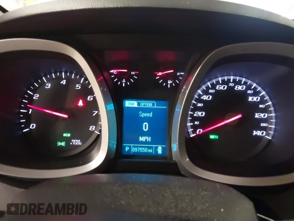 2015 Chevrolet Equinox LS with VIN 1GNALAEK8FZ100760, listed as a IAAI auction lot 41655612 with 97,550 mi miles and . Bid and sale history available at DreamBid. Image 7.