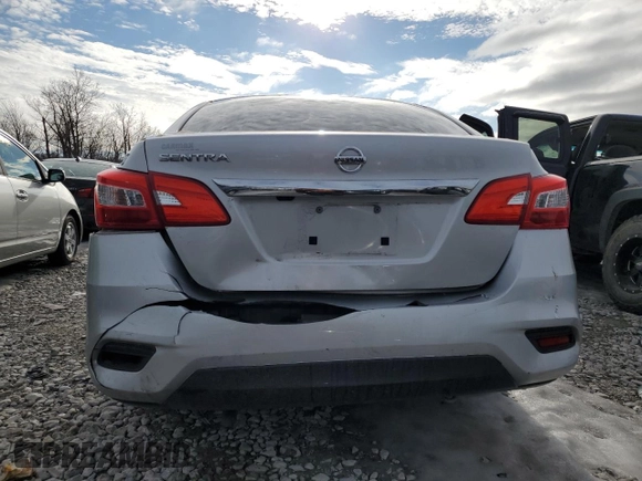 2019 Nissan Sentra S with VIN 3N1AB7AP2KY212140, listed as a Copart auction lot 88903505 with 62,379 mi miles and Salvage title. Bid and sale history available at DreamBid. Image 6.