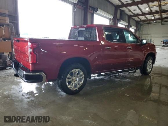 2023 Chevrolet Silverado 1500 LTZ with VIN 1GCUDGED9PZ320126, listed as a Copart auction lot 44628825 with 10,003 mi miles and Salvage Title. Bid and sale history available at carsss.com. Image 3.