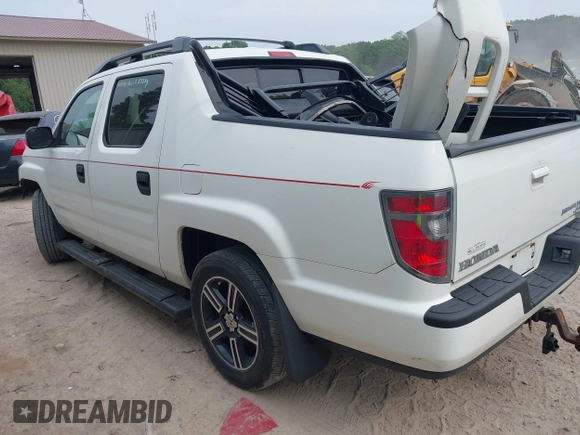 2013 Honda Ridgeline RTL with VIN 5FPYK1F58DB018542, listed as a IAAI auction lot 42465817 with 112,898 mi miles and . Bid and sale history available at DreamBid. Image 3.
