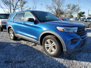 2022 Ford Explorer with VIN 1FMSK8BH4NGA00632, listed as a Copart auction lot 87356794 with 0 mi miles and Salvage Title. Bid and sale history available at carsss.com. Image 4.