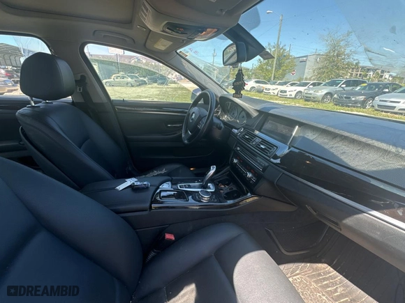 2015 BMW 5 Series 528i with VIN WBA5A5C54FD523446, listed as a Copart auction lot 49319235 with 165,596 mi miles and Clean Title. Bid and sale history available at carsss.com. Image 5.