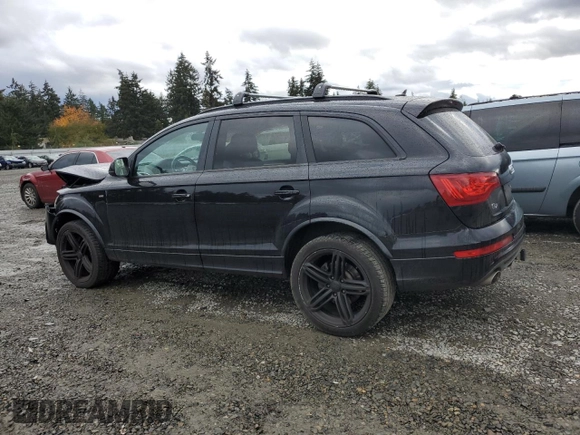 2013 Audi Q7 Prestige with VIN WA1WMAFE3DD015379, listed as a Copart auction lot 77213144 with 111,033 mi miles and Salvage title. Bid and sale history available at DreamBid. Image 2.