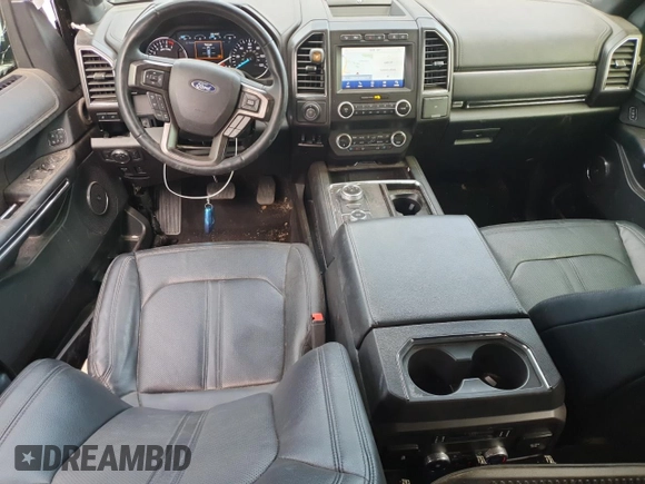2021 Ford Expedition Max Limited с VIN 1FMJK2AT0MEA62831, выставлен на аукционе Copart как лот 46127195 с пробегом 25 974 миль миль и Списание • Salvage title. История ставок и продаж доступна на DreamBid. Изображение 8.