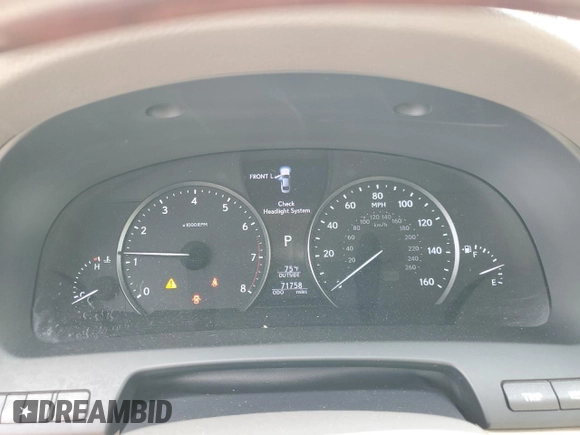 2016 Lexus LS 460 с VIN JTHBL5EF5G5140423, выставлен на аукционе Copart как лот 50889305 с пробегом 71 758 миль миль и Списание • Salvage title. История ставок и продаж доступна на DreamBid. Изображение 9.