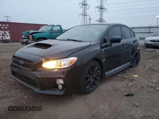 2020 Subaru WRX Premium with VIN JF1VA1C66L9823126, listed as a Copart auction lot 86996804 with 37,170 mi miles and Salvage Title. Bid and sale history available at carsss.com. Image 1.