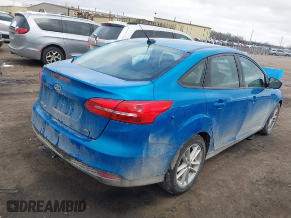 2017 Ford Focus SE with VIN 1FADP3F24HL243981, listed as a IAAI auction lot 40987789 with 56,988 mi miles and . Bid and sale history available at DreamBid. Image 4.