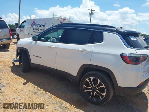 2023 Jeep Compass Limited z VIN 3C4NJDCN8PT569144, wystawiony jako IAAI lot #42750920 z przebiegiem 52 434 mil mil oraz . Historia ofert i sprzedaży dostępna na DreamBid. Obrazek 3.