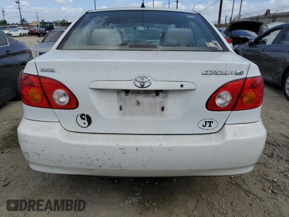 2004 Toyota Corolla CE with VIN 1NXBR32E94Z291049, listed as a Copart auction lot 56949865 with 148,919 mi miles and Clean Title. Bid and sale history available at DreamBid. Image 6.