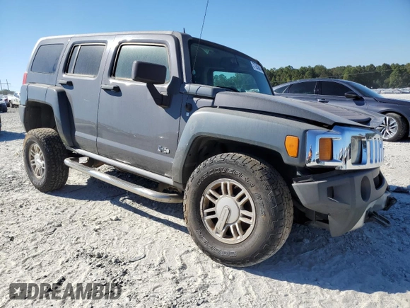 2008 Hummer H3 SUV with VIN 5GTEN13E588177847, listed as a Copart auction lot 77283604 with 141,017 mi miles and Clean Title. Bid and sale history available at carsss.com. Image 4.