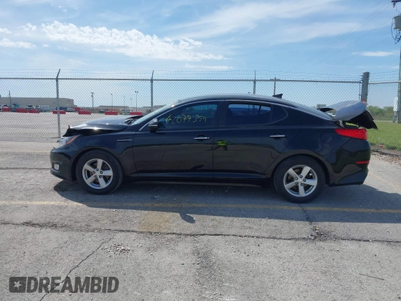 2015 Kia Optima LX with VIN 5XXGM4A79FG394563, listed as a IAAI auction lot 42077359 with 115,124 mi miles and . Bid and sale history available at DreamBid. Image 14.