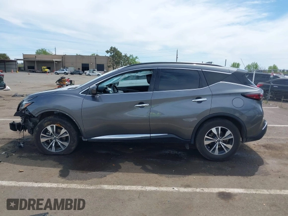2023 Nissan Murano SV with VIN 5N1AZ2BJ0PC105430, listed as a IAAI auction lot 42020165 with 73,705 mi miles. Bid and sale history available at carsss.com. Image 15.