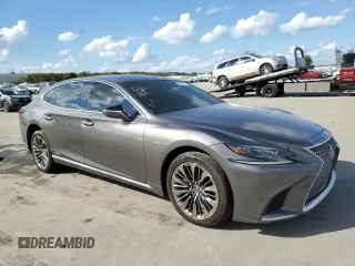 2018 Lexus LS z VIN JTHBYLFF8J5001902, wystawiony jako Copart lot #66069122 z przebiegiem 88 240 mil mil oraz . Historia ofert i sprzedaży dostępna na DreamBid. Obrazek 1.