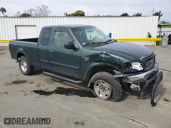 2001 Ford F-150 XL with VIN 1FTRX18L11NA97348, listed as a Copart auction lot 49359175 with 228,394 mi miles and Salvage Title. Bid and sale history available at carsss.com. Image 4.