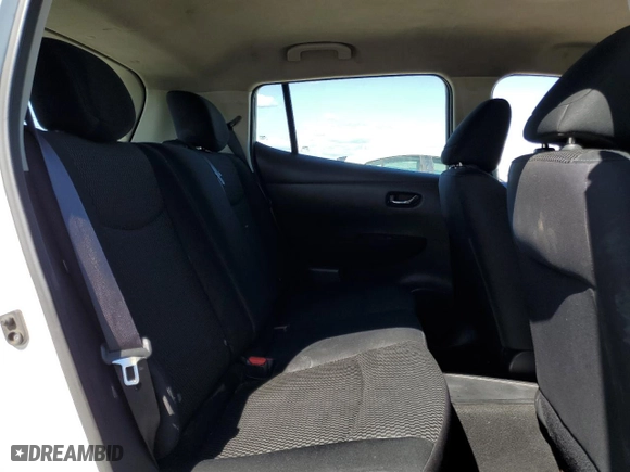 2015 Nissan LEAF SV with VIN 1N4AZ0CPXFC302718, listed as a Copart auction lot 49556405 with 77,859 mi miles and Salvage Title. Bid and sale history available at carsss.com. Image 10.