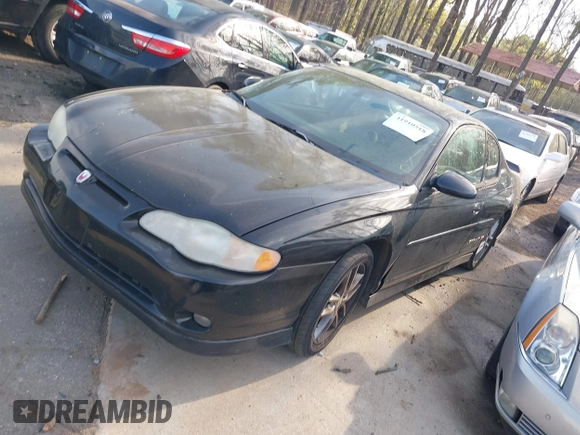 2004 Chevrolet Monte Carlo SS Supercharged with VIN 2G1WZ151549328414, listed as a IAAI auction lot 41910518 with 181,069 mi miles. Bid and sale history available at carsss.com. Image 2.