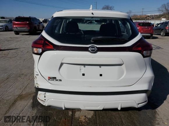 2022 Nissan Kicks S with VIN 3N1CP5BV1NL494526, listed as a Copart auction lot 48552895 with 57,648 mi miles and Non Repairable. Bid and sale history available at carsss.com. Image 6.