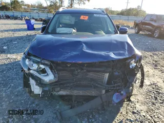 2017 Nissan Rogue S with VIN JN8AT2MV6HW013605, listed as a Copart auction lot 84361604 with 80,434 mi miles and Salvage Title. Bid and sale history available at carsss.com. Image 5.