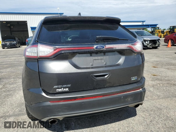 2015 Ford Edge SEL with VIN 2FMTK4J90FBB18239, listed as a Copart auction lot 58411614 with 92,888 mi miles and Salvage Title. Bid and sale history available at carsss.com. Image 6.