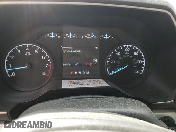 2021 Ford F-150 XL with VIN 1FTMF1CB2MKD46130, listed as a Copart auction lot 56657925 with 160,547 mi miles and Clean title. Bid and sale history available at DreamBid. Image 9.