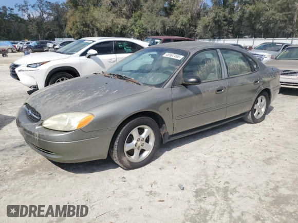 2001 Ford Taurus z VIN 1FAFP52231A266843, wystawiony jako Copart lot #45967495 z przebiegiem 80 057 mil mil oraz Czysty tytuł • Clean title. Historia ofert i sprzedaży dostępna na DreamBid. Obrazek 1.