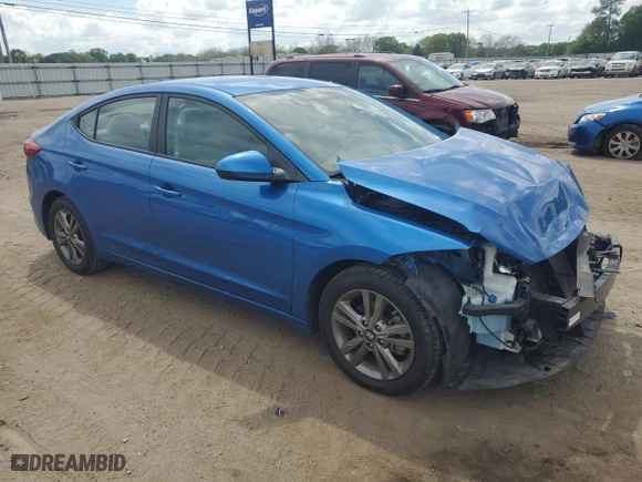 2018 Hyundai Elantra Value Edition with VIN 5NPD84LF2JH243525, listed as a Copart auction lot 51853365 with 48,882 mi miles and Salvage Title. Bid and sale history available at carsss.com. Image 4.