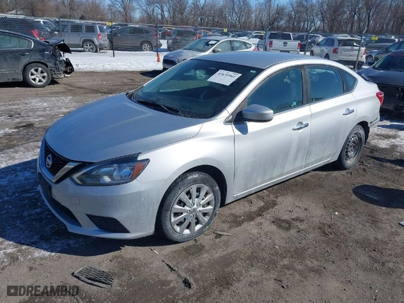 2017 Nissan Sentra SV with VIN 3N1AB7AP7HL706077, listed as a IAAI auction lot 41635961 with 95,544 mi miles. Bid and sale history available at carsss.com. Image 2.