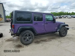 2018 Jeep Wrangler Unlimited Sport with VIN 1C4BJWDG9JL910410, listed as a Copart auction lot 56561955 with 57,450 mi miles and Salvage title. Bid and sale history available at DreamBid. Image 3.