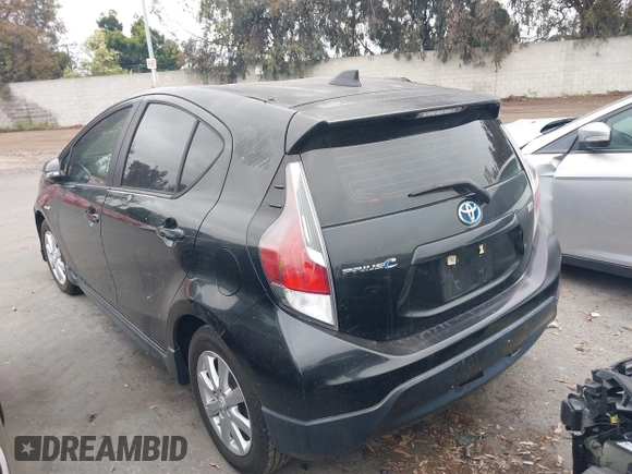2017 Toyota Prius One with VIN JTDKDTB32H1597017, listed as a IAAI auction lot 42030182 with 56,461 mi miles and . Bid and sale history available at carsss.com. Image 3.