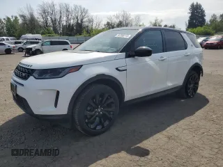 2020 Land Rover Discovery Sport SE z VIN SALCP2FX0LH868331, wystawiony jako Copart lot #54795115 z przebiegiem 46 067 mil mil oraz Szkoda całkowita • Salvage title. Historia ofert i sprzedaży dostępna na DreamBid. Obrazek 1.