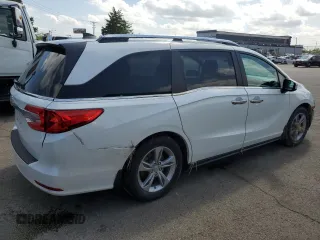 2020 Honda Odyssey EX-L z VIN 5FNRL6H79LB040523, wystawiony jako Copart lot #57383005 z przebiegiem 105 754 mil mil oraz Szkoda całkowita • Salvage title. Historia ofert i sprzedaży dostępna na DreamBid. Obrazek 3.
