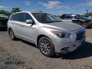 2014 Infiniti QX60 with VIN 5N1AL0MM0EC535839, listed as a Copart auction lot 57751165 with 121,672 mi miles and Salvage title. Bid and sale history available at DreamBid. Image 4.