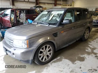 2007 Land Rover Range Rover Sport HSE with VIN SALSK25447A111299, listed as a Copart auction lot 43974465 with 107,158 mi miles and Salvage Title. Bid and sale history available at DreamBid. Image 1.