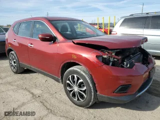 2015 Nissan Rogue S with VIN KNMAT2MT6FP518108, listed as a Copart auction lot 50017765 with 146,818 mi miles and Salvage Title. Bid and sale history available at carsss.com. Image 4.