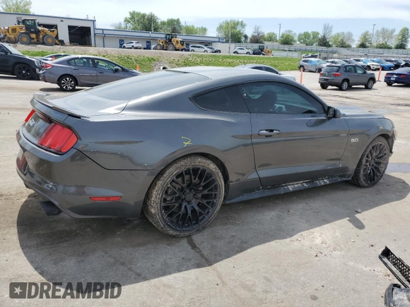 2016 Ford Mustang GT with VIN 1FA6P8CF8G5321372, listed as a Copart auction lot 54230525 with 49,033 mi miles and Salvage title. Bid and sale history available at DreamBid. Image 3.