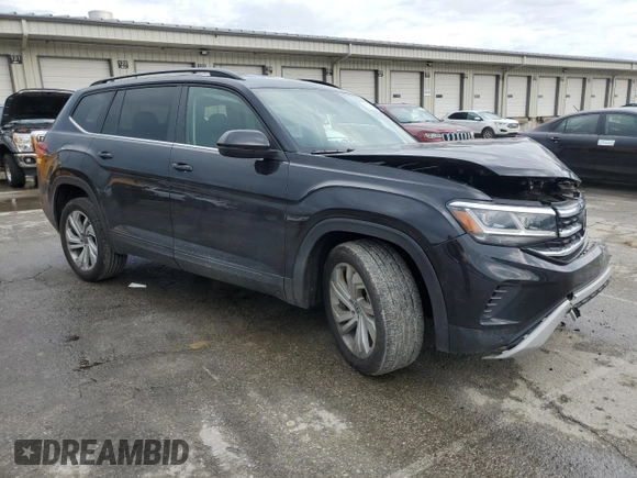 2022 Volkswagen Atlas SE with VIN 1V2HR2CAXNC514385, listed as a Copart auction lot 55742695 with 33,263 mi miles and Salvage title. Bid and sale history available at DreamBid. Image 4.