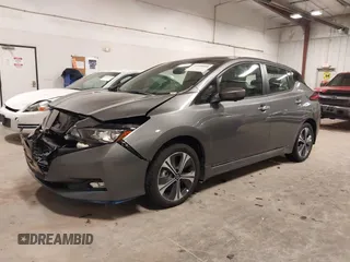 2022 Nissan LEAF SV Plus with VIN 1N4BZ1CV0NC554971, listed as a IAAI auction lot 41348000 with 31,479 mi miles and . Bid and sale history available at DreamBid. Image 20.