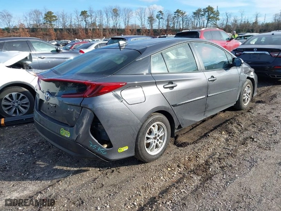 2021 Toyota Prius Prime LE with VIN JTDKAMFP5M3188309, listed as a IAAI auction lot 41463549 with 51,358 mi miles. Bid and sale history available at carsss.com. Image 4.