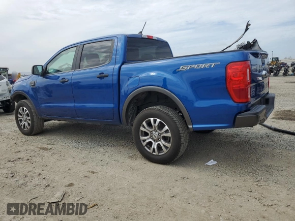 2020 Ford Ranger XL with VIN 1FTER4EH2LLA25325, listed as a Copart auction lot 49509975 with 61,780 mi miles and Salvage Title. Bid and sale history available at carsss.com. Image 2.