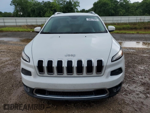 2016 Jeep Cherokee Limited with VIN 1C4PJLDB0GW157950, listed as a Copart auction lot 54617045 with 115,722 mi miles and Salvage title. Bid and sale history available at DreamBid. Image 5.